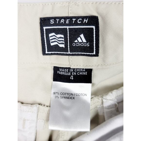 Adidas Stretch Beige Bermuda Shorts - Women's 4 - Picture 5 of 7